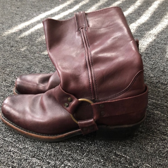 frye oxblood boots